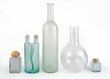 canvas print picture - glass bottles on white background