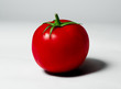 Tomato on White Background