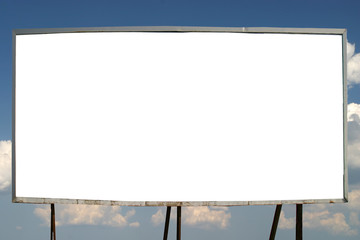 blank publicity board