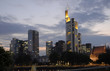 Frankfurter Bankenviertel vom Eisernen Steg