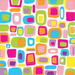 Multicolored retro styled squares