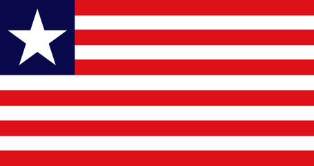 Wall Mural - Flag - Liberia