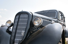 Classic And Vintage Cars - European Car 1940s From Front