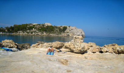 Wall Mural - sunbathing