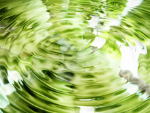 Bright Abstract Green Water Background