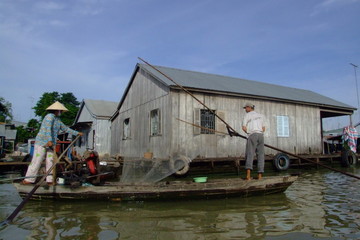 Wall Mural - Chau Doc, Delta du Mekong, Vietnam