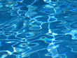 canvas print picture - Reflexionen im blauen Wasser
