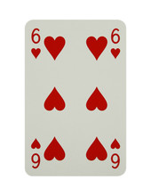 Six Of Hearts Card