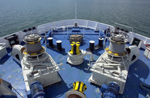 Prow Of The Mid-sized Passenger Ferry