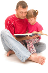 Poster - reading with dad