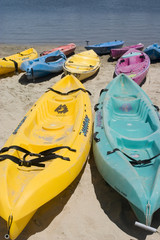 Colorful kayaks 2