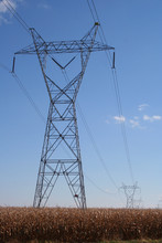 Twin Transmission Towers