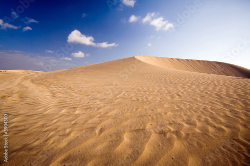 Foto-Vorhang - düne und wolken, wüste El Jable, fuerteventura (von eyewave)