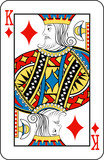 Fototapeta Na sufit -  King of diamonds from deck of playing cards