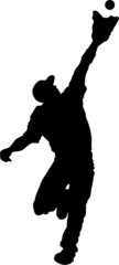 Sport silhouette - baseball player