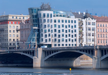 Photo Of Prague. View On Dancing House.