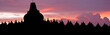 Indonesia, Java, Borobudur: Sunset