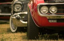 Muscle Cars In A Row