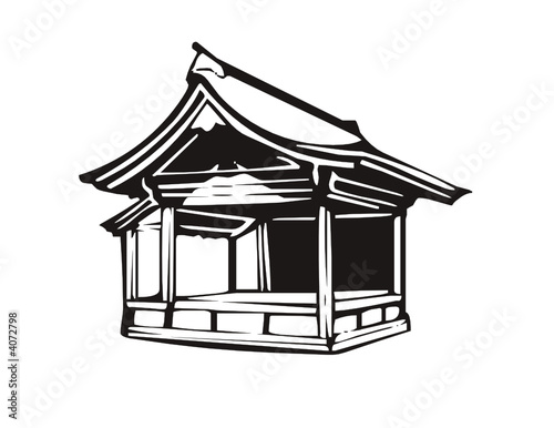 japanese house - Buy this stock vector and explore similar vectors at