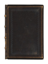 Isolated Antique Book Cover.