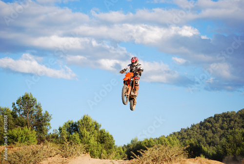 Dekoracja na wymiar  skok-motocyklowy