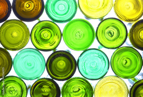 Naklejka - mata magnetyczna na lodówkę wine bottles