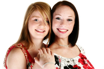 beautiful teen sisters
