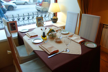 Served table