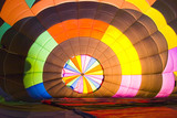 Fototapeta Tęcza - Hot air balloon from inside