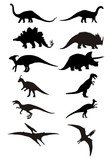 Fototapeta Dinusie - dinosaur silhouette