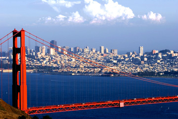 Fototapete - Golden Gate Bridge, San Francisco California, USA