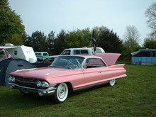 Cadillac Pink Classic Car
