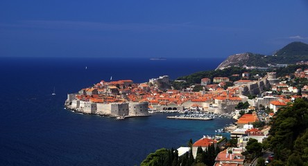 Sticker - Dubrovnik von oben 16