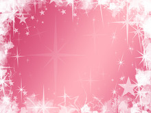 Grunge Pink Star Background