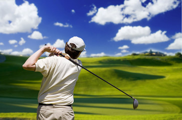 Wall Mural - golfer