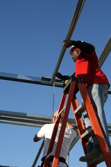 Wall Mural - construction,worker,electrician