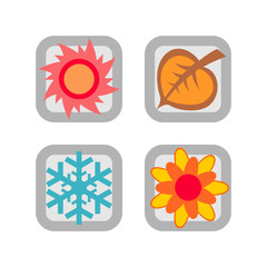 SEASONS: Mini Icon Set - Version 2