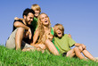 © godfer - happy, healthy, young,family laughing smiling fun outdoors
