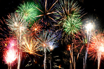 Wall Mural - fireworks