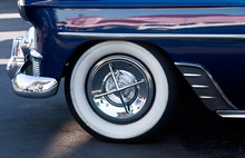 Vintage Car Fender And Tire