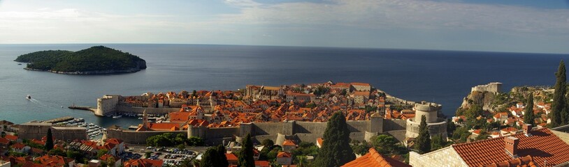 Canvas Print - Dubrovnik von oben 02