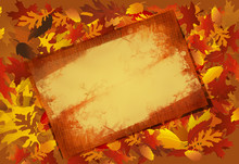 Grungy Fall Frame