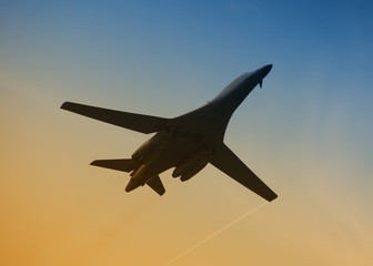 Canvas Print - US Air Force strategic bomber