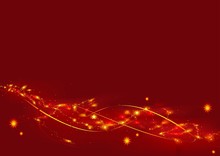 Red Christmas With Stars - Christmas Background