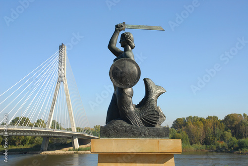 Fototapeta na wymiar Warsaw symbolic monument