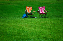 Empty Lawn Chairs