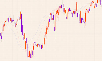 Chart background, currency exchange illustration