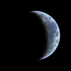 Wall Mural - phased earth