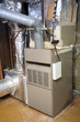 Old and dirty gas furnace