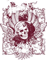 Wicked cherub illustration